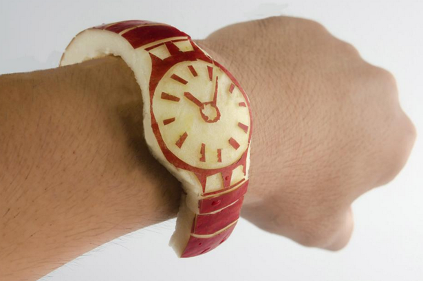 And this is the real Apple Watch – which you can even eat when feels