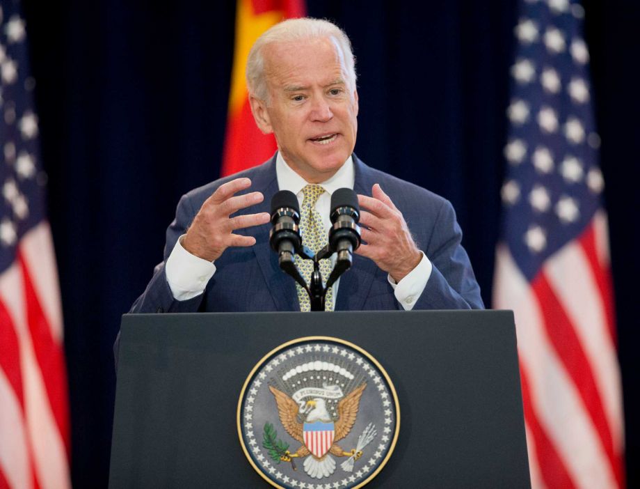 Vice President Joe Biden speaks at the 7th US China Strategic and Economic Dialogue and 6th Consultation on People-to People at the U.S. State Department in Washington Tuesday