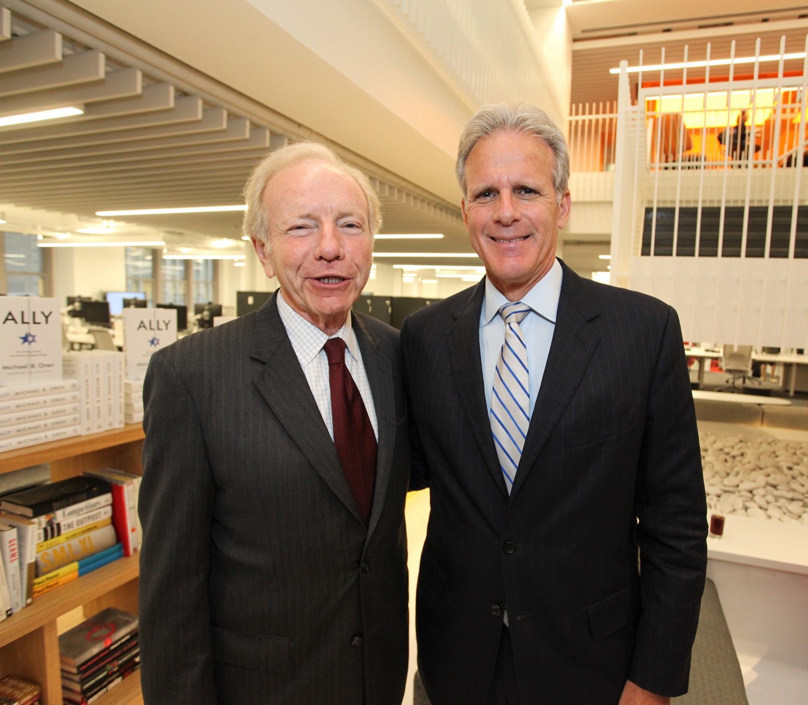 Michael Oren and Joe Lieberman