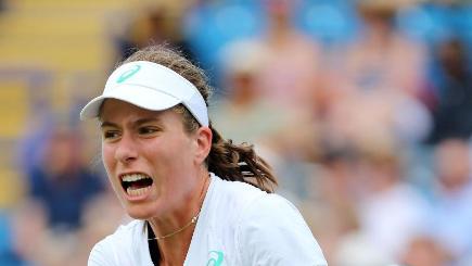 Jo Konta is through to the last eight at Eastbourne