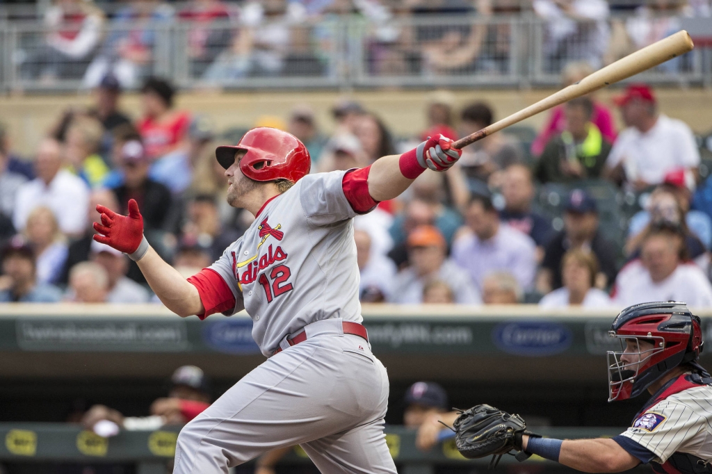 Mark Reynolds single RBI in the seventh gives the Cardinals the lead over the Marlins		Jesse Johnson-USA TODAY Sports