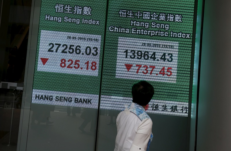 The Hong Kong market shows little reaction to worries over Greece's debt. – Reuters filepic