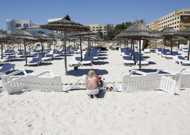 The morning after a lone gunman killed at tens of people at a beach resort in Tunisia busloads of tourists are heading to the nearby Enfidha Hammamet airpo