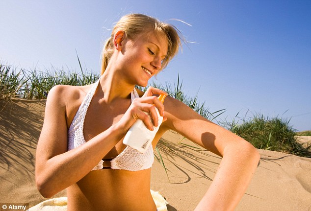 Protection? While most of us put on suncream to protect us from cancer new research suggests some chemicals in suncream could be combining with chemicals in other everyday objects to cause a'global cancer epidemic