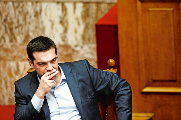 Greece submits new loan request as Tsipras takes a defiant stand