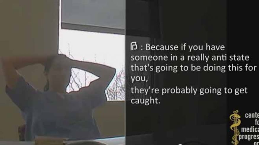 A woman identified as Dr. Savita Ginde talks with undercover activists in the latest video targeting Planned Parenthood