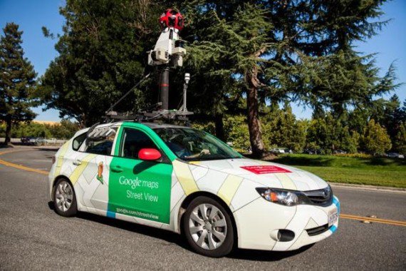 Aclima sensors on a Google Street View car