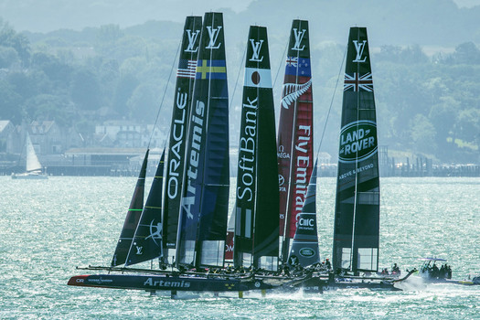 Great competition on the solent as a runup to the Series