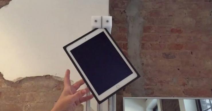 An iPad Air 2 in a Logi Blok Protective Shell moments before falling to the ground.                    IBTimes