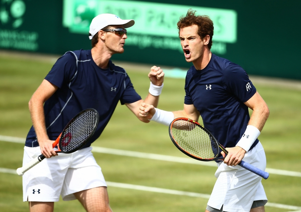 Andy and Jamie Murray