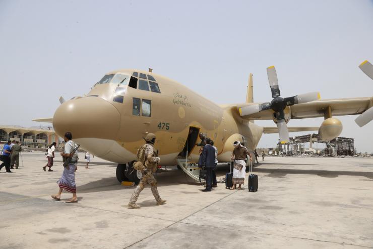 Saudi plane Aden