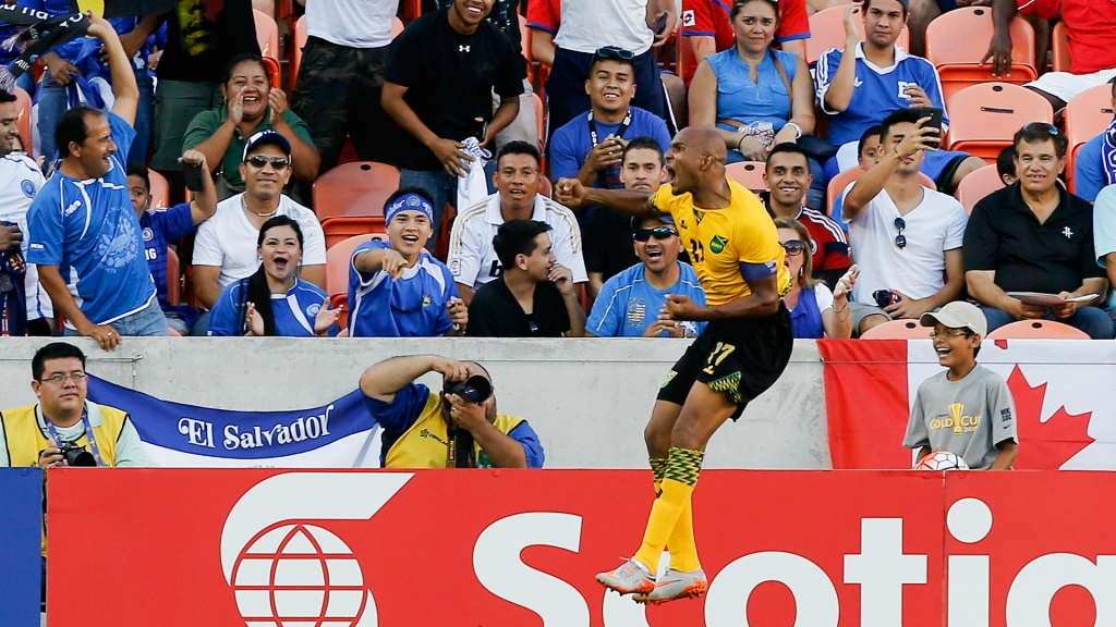 Jamaica captain Rodolph Austin