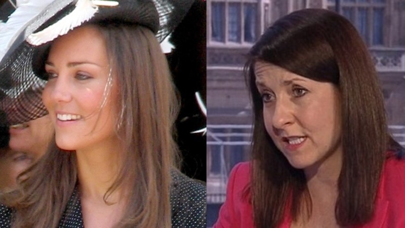 Kate Middleton and Liz Kendall