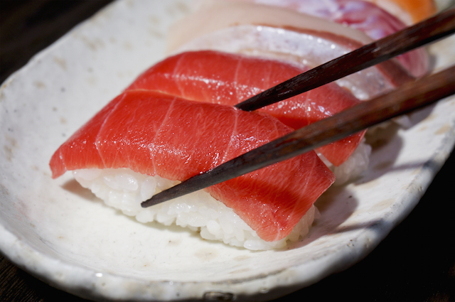 Beware of sushi made with frozen yellowfin tuna