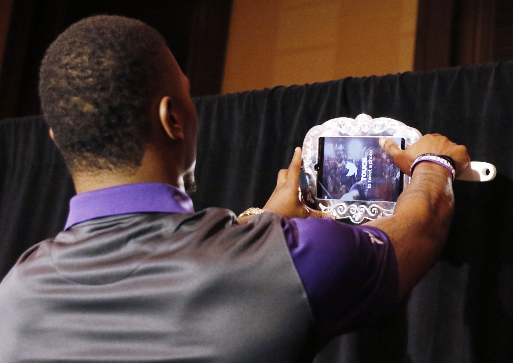 Big 12 Bowlsby Football Commissioner Bob Bowlsby addresses attendees to Big 12 Conference Football Media Days Monday