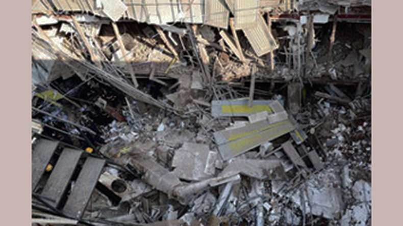 12:18 
   
              Five dead 13 injured in Delhi building collapse