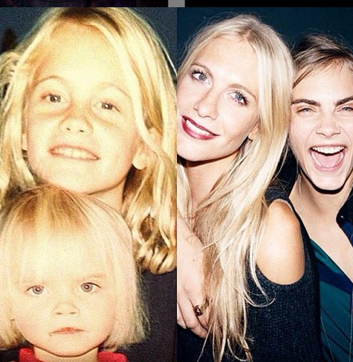 Cara Delevingne and sister Poppy