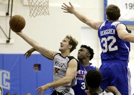 Zoran Dragic played for the Heat’s summer league team in Orlando Fla