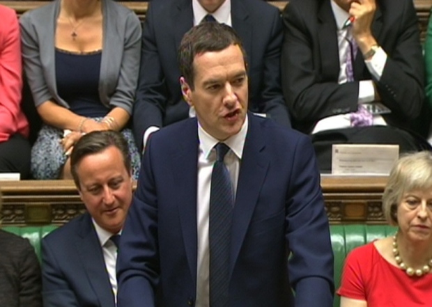 Chancellor of the Exchequer George Osborne delivers his Budget statement to the House of Commons