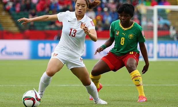 China's 1-0 win vs. Cameroon booked their way to the quarter-finals