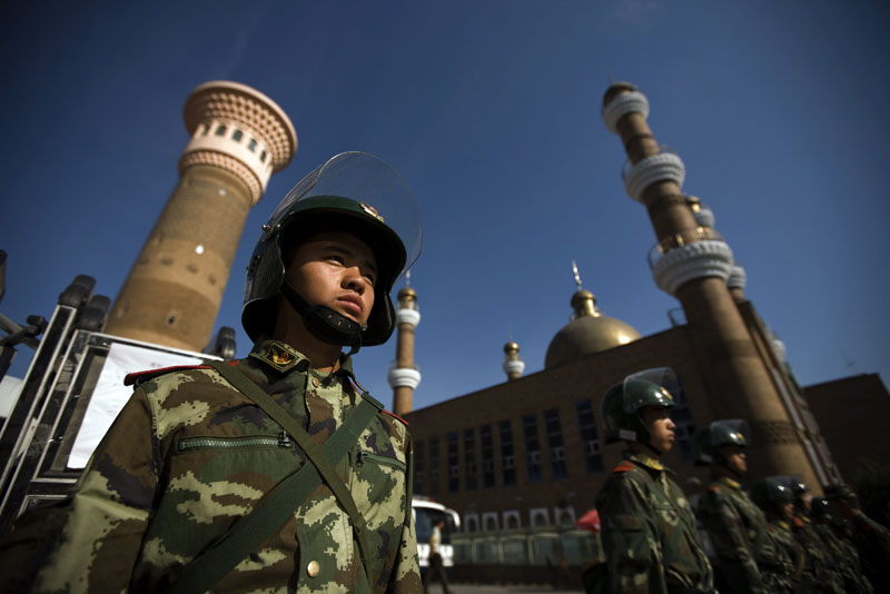 China says Muslim Uyghur minorities in Xinjiang enjoy freedom of religion