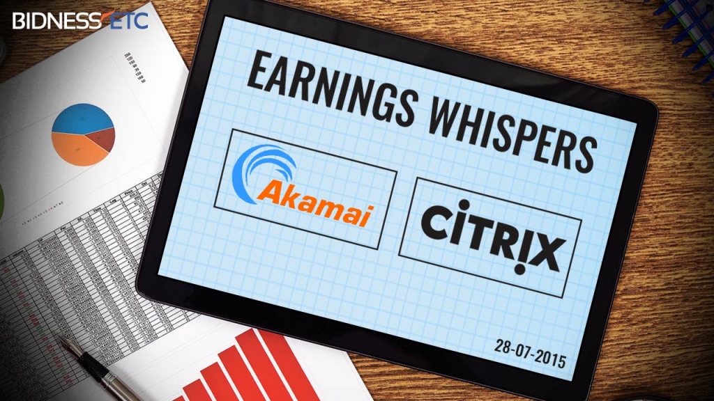 Earnings Whispers Akamai Technologies Inc. And Citrix Systems Inc. Quarterly Earnings