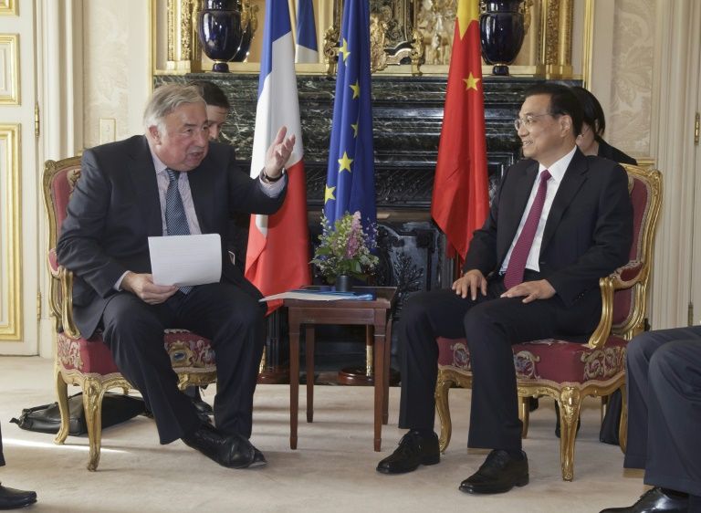 Climate economic ties top agenda as Chinese PM visits France