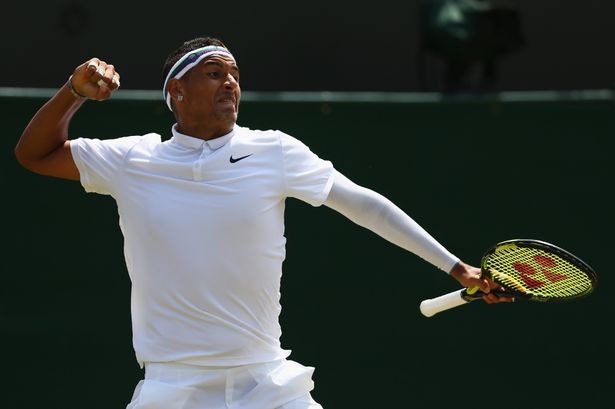 Clive Brunskill

Flamboyant Kyrgios celebrates a point