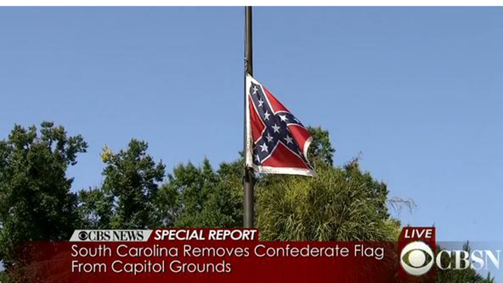 Confederate flag taken down in South Carolina