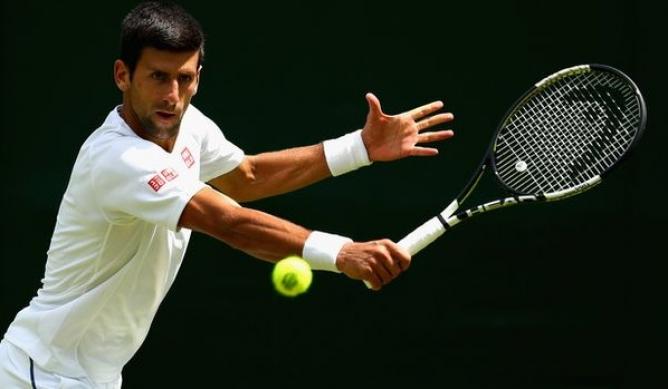 Novak Djokovic won his third round match against Bernard Tomic