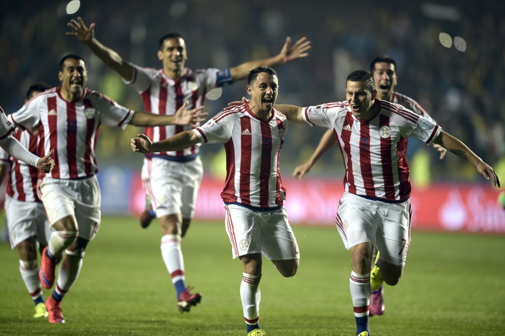 Paraguay knocked Brazil out on penalties for the second successive Copa America