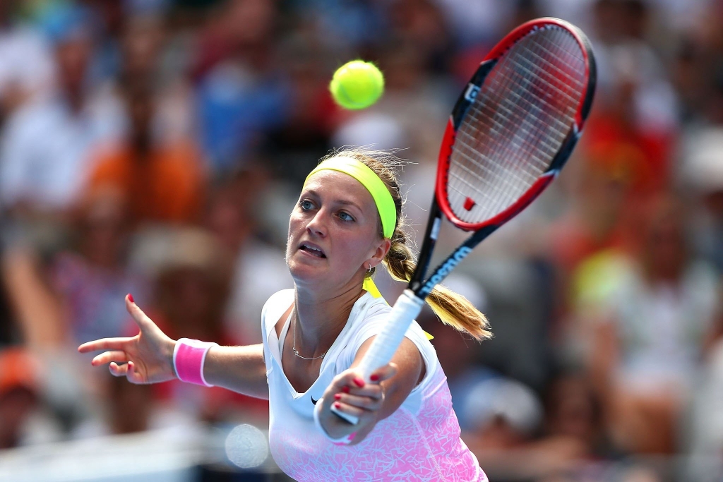 Wimbledon champ Petra Kvitova through in 35 minutes