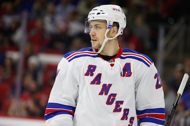 Derek Stepan signed a long-term contract with the New York Rangers on Monday