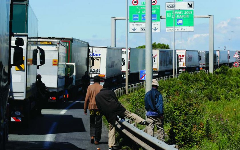 Disruptions at the French port have shut down transport on both sides of the Channel