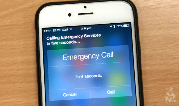 Asking Siri to charge the phone to 100 per cent will launch a phone call to the emergency services