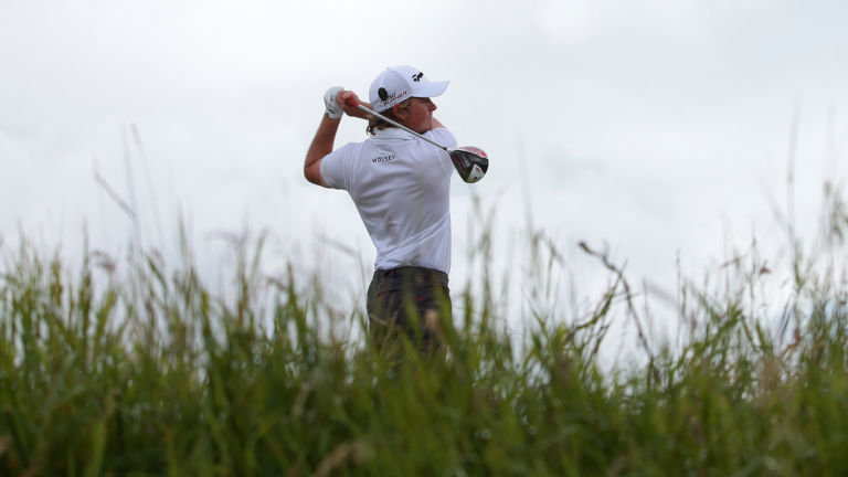 Eddie Pepperell was going so well until dropping two shots at the Road Hole