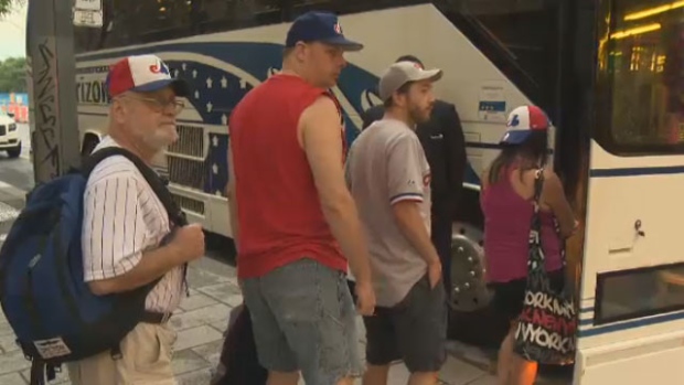 Expos fans boarded an early-morning bus to Cooperstown N.Y