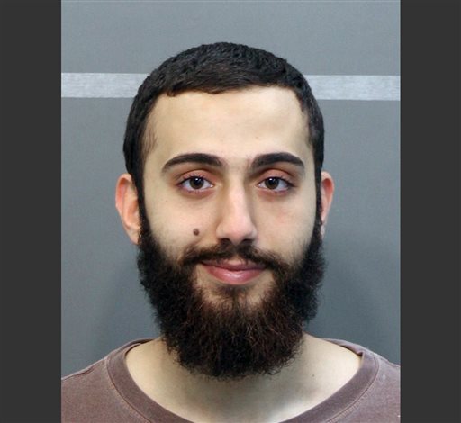 Hamilton County Sheriffs Office shows a man identified as Mohammad Youssduf Adbulazeer after being detained for a driving offense. A U.S. official speaking on condition of anonymity identified the gunman in