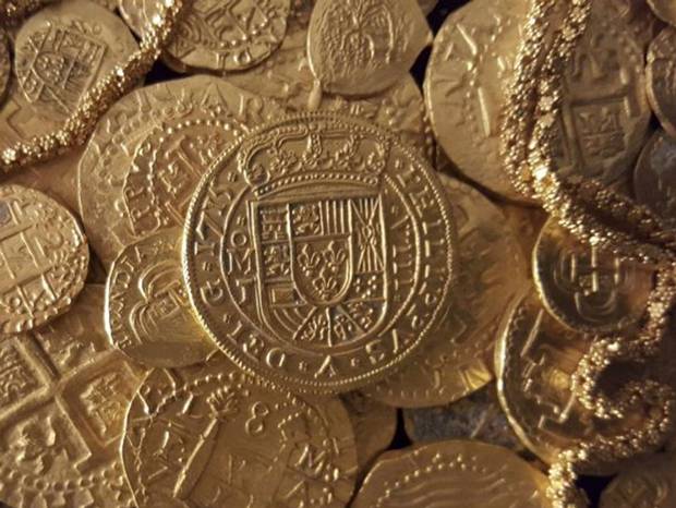 More than $1M in gold discovered off Fort Pierce from 1715 treasure fleet