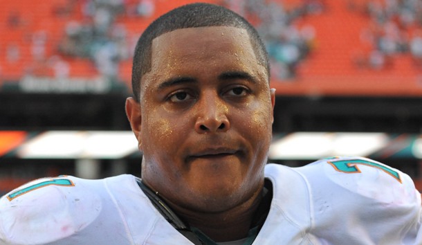 Miami Dolphins tackle Jonathan Martin. Steve Mitchell-USA TODAY Sports