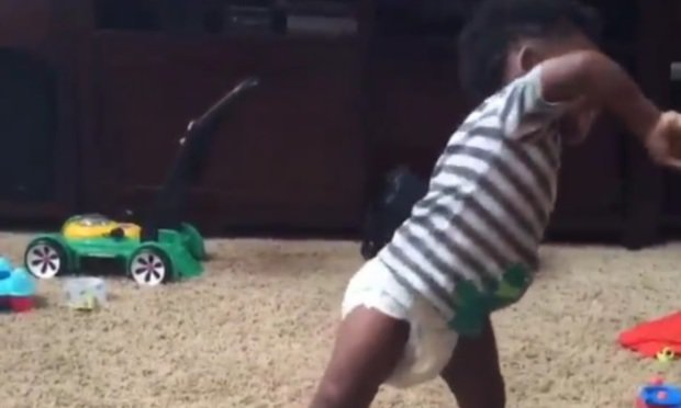 NFL Player Torrey Smith's Adorable Son Drops EVERYTHING To Dance To His