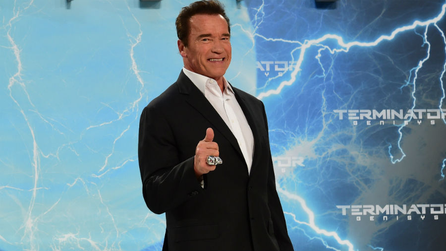 Arnold Schwarzenegger attends the Terminator Genisys Europe premiere