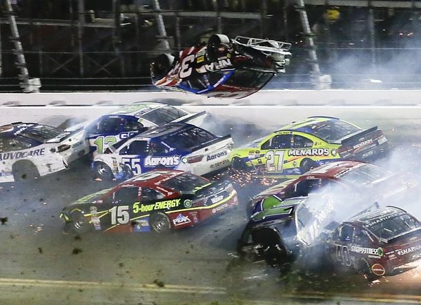 Spectacular crash at Dayton could mean changes in NASCAR