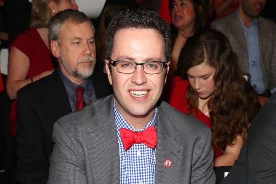 The Indiana home of Subway’s longtime spokesman Jared Fogle shown here at a fashion in New York in February 2015 was raided by federal and state law enforcement