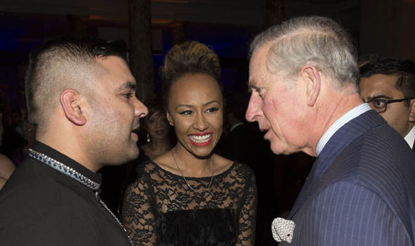 Naughty Boy meets Prince Charles with Emeli Sande