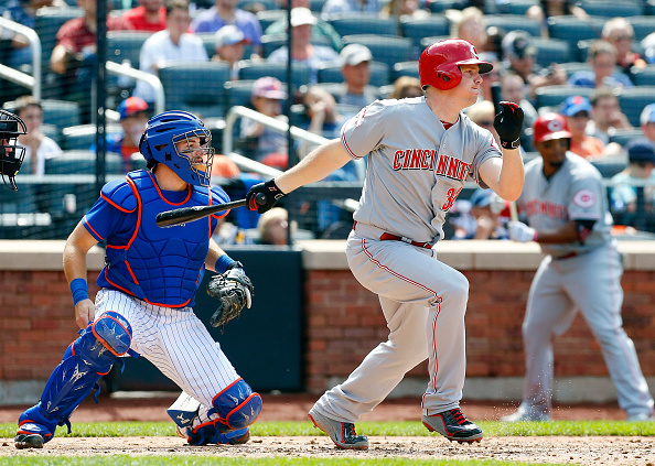 Jay Bruce #32 of the Cincinnati Reds