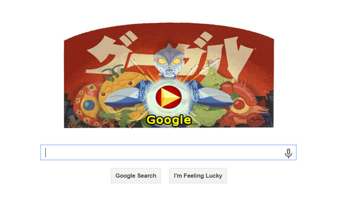 Google doodle honours monster movie pioneer Eiji Tsuburaya