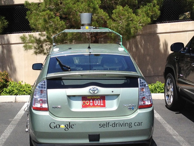 Google car in Las vegas