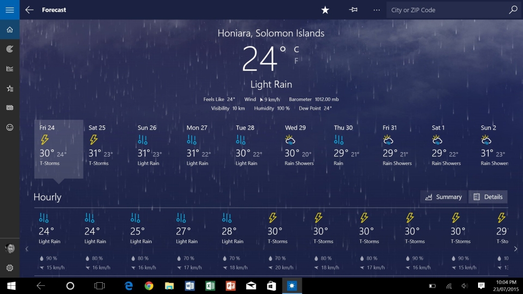 Windows 10 In-Depth Everything there is to know about the Weather app