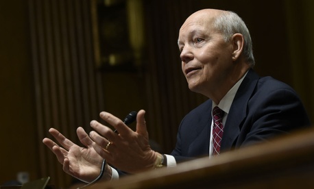 IRS Commissioner John Koskinen during a Congressional hearing in February